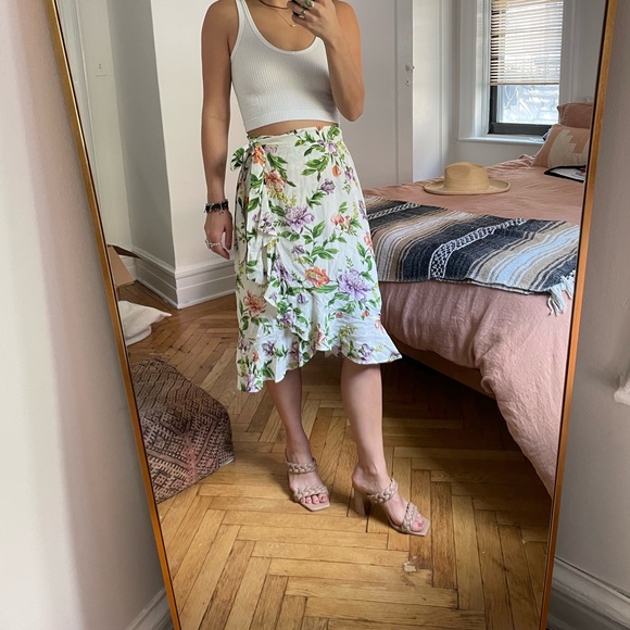 Amour Verte floral wrap skirt - Picture 3 of 3